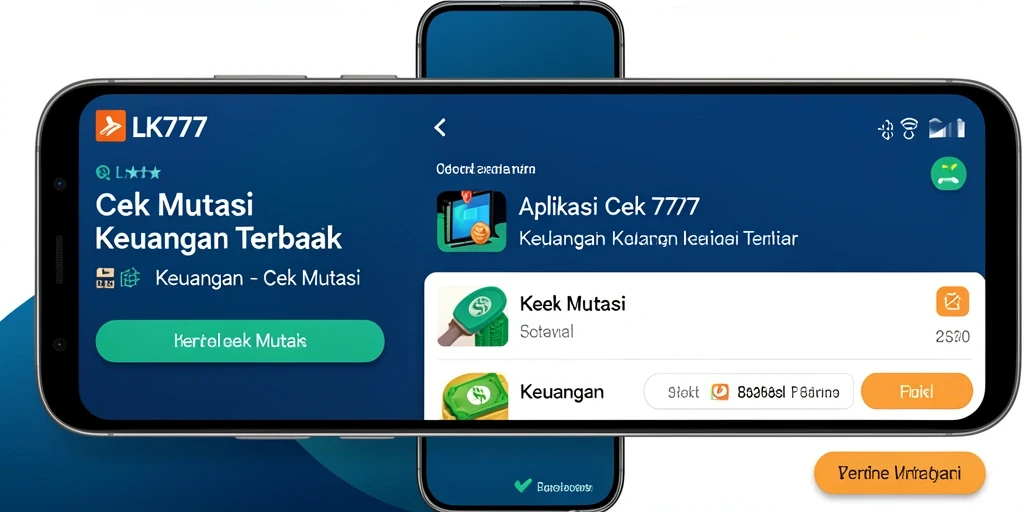 Tampilan antarmuka LK777 yang intuitif untuk cek mutasi keuangan.