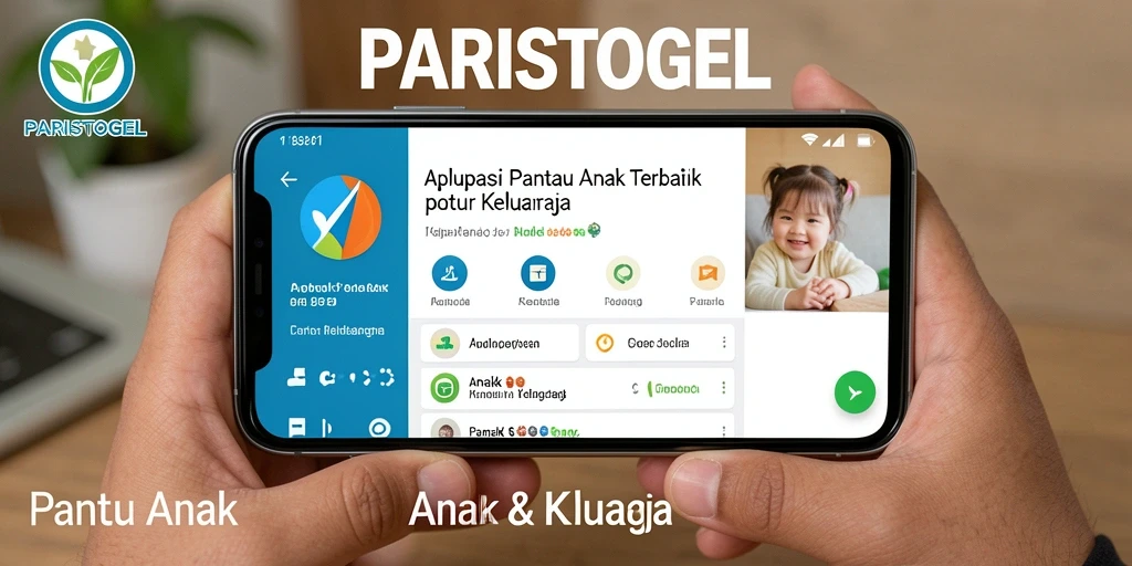 Antarmuka user-friendly aplikasi PARISTOGEL untuk memantau anak.