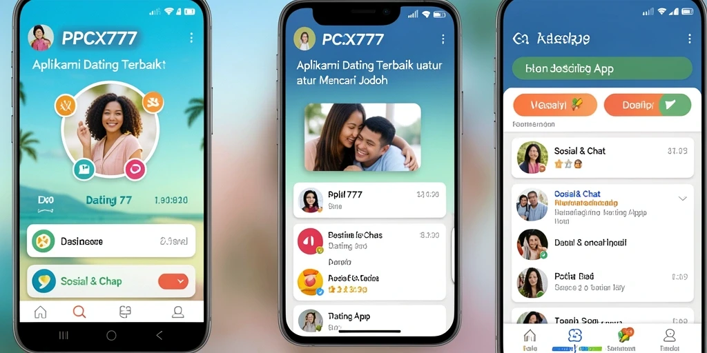Tampilan antarmuka PCX777 yang modern dan intuitif.