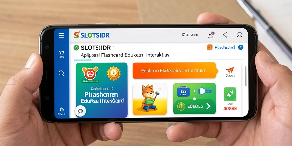 Antarmuka aplikasi SLOTSIDR yang menarik dan intuitif